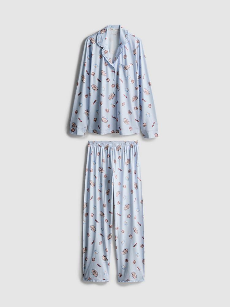 Primark Love To Lounge Printed Boyfriend Pyjamas