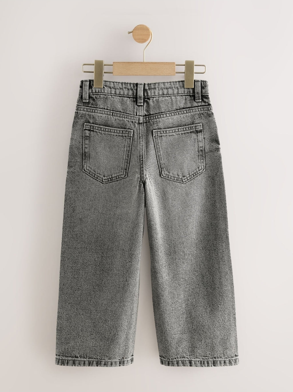 Dark Grey Super-wide Fit Authentic Jeans