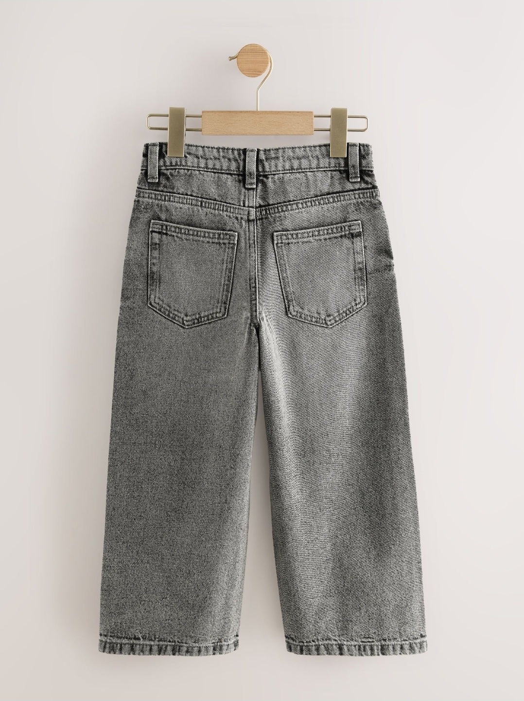 Dark Grey Super-wide Fit Authentic Jeans