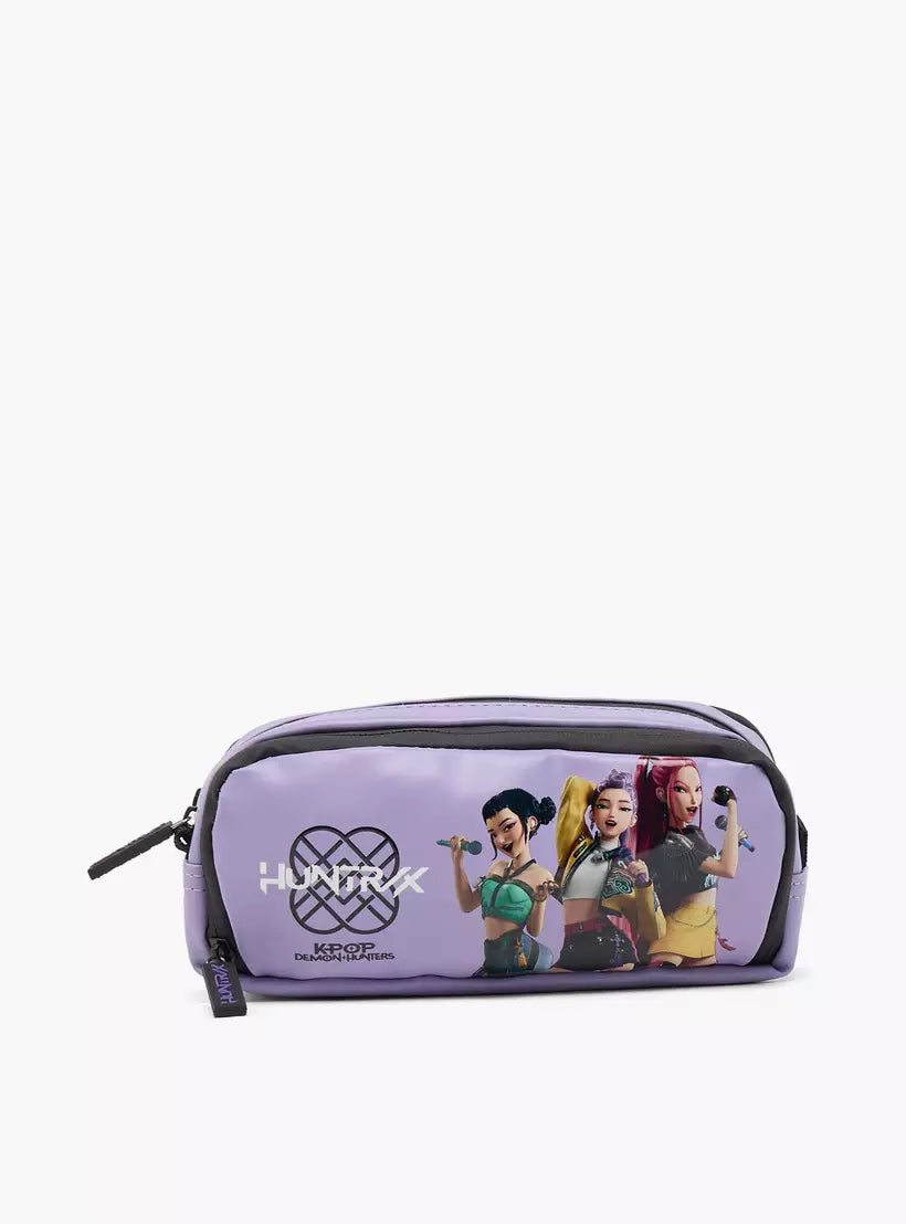 Netflix KPop Demon Hunters Print Pencil Pouch with 3 Compartments