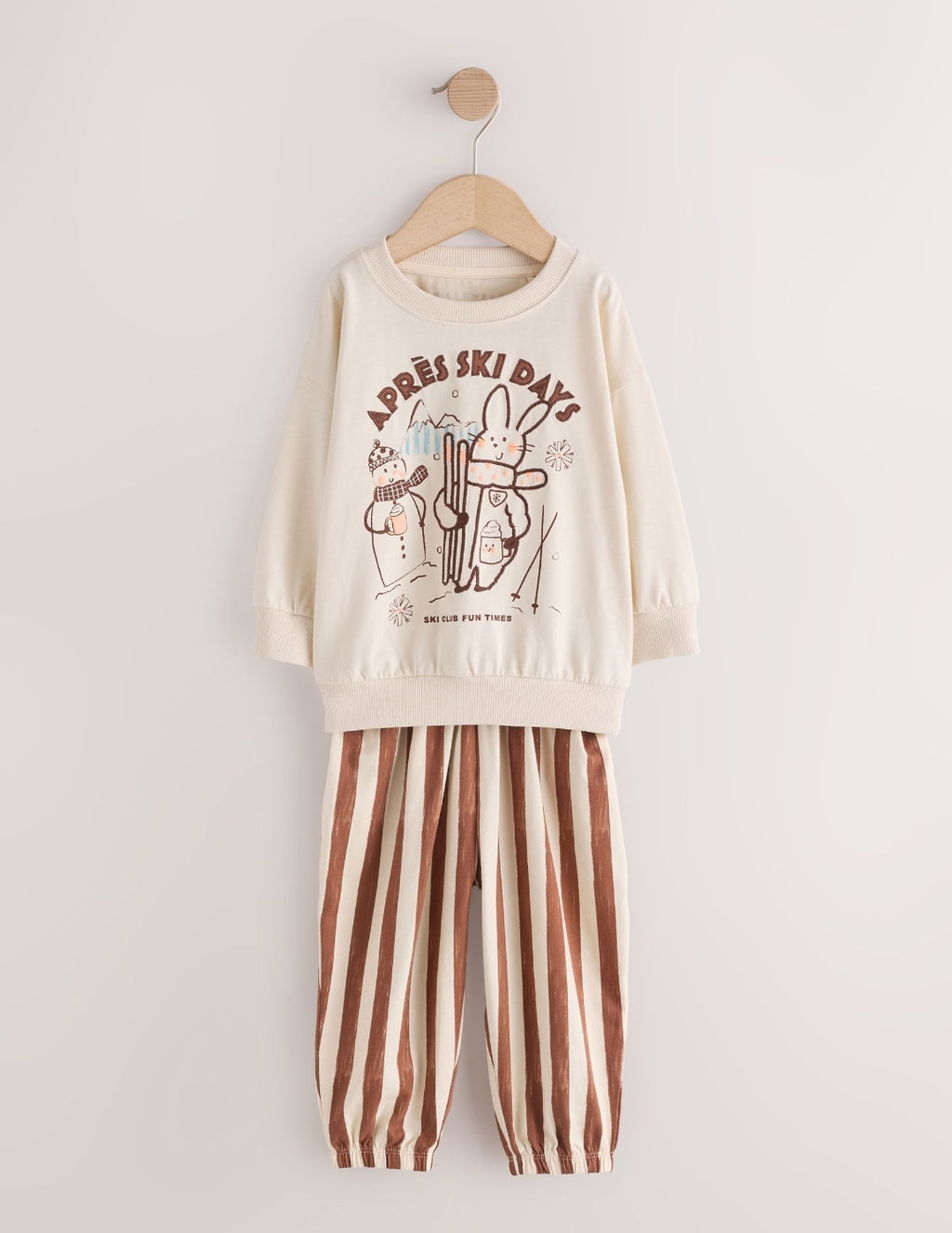Neutral ski print Jogger Pyjamas 3 Pack
