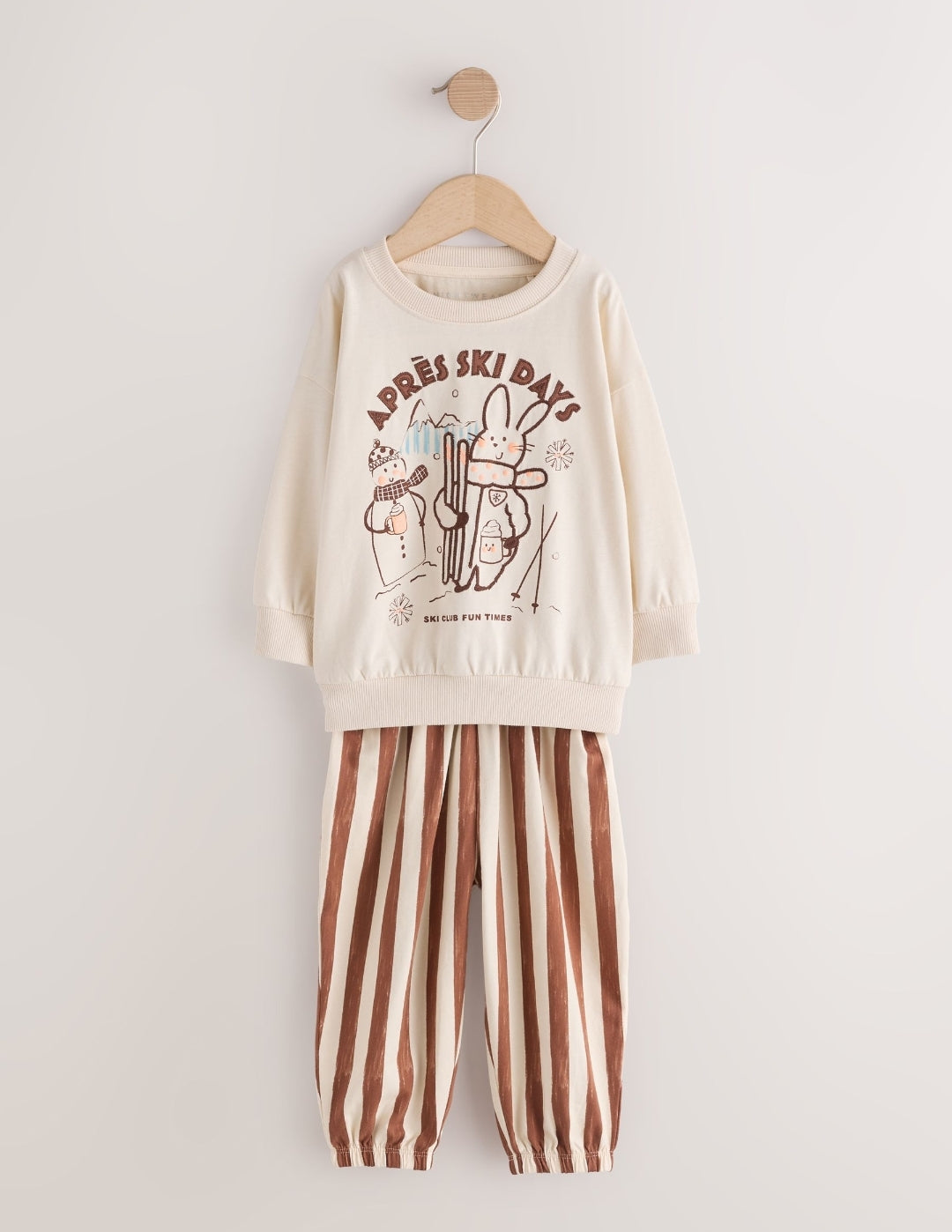 Neutral ski print Jogger Pyjamas 3 Pack