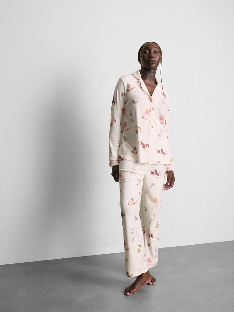 Primark Printed Minky Boyfriend Pyjamas