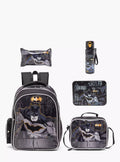 Batman Print 5-Piece School Backpack Set  16 inches