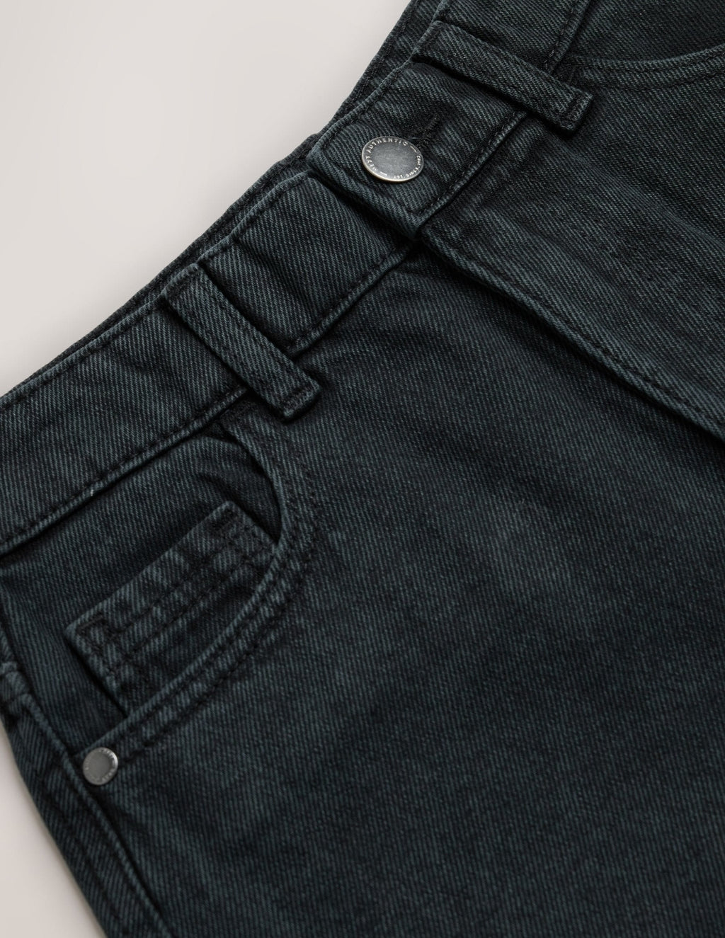 Black Barrel Fit Authentic Jeans
