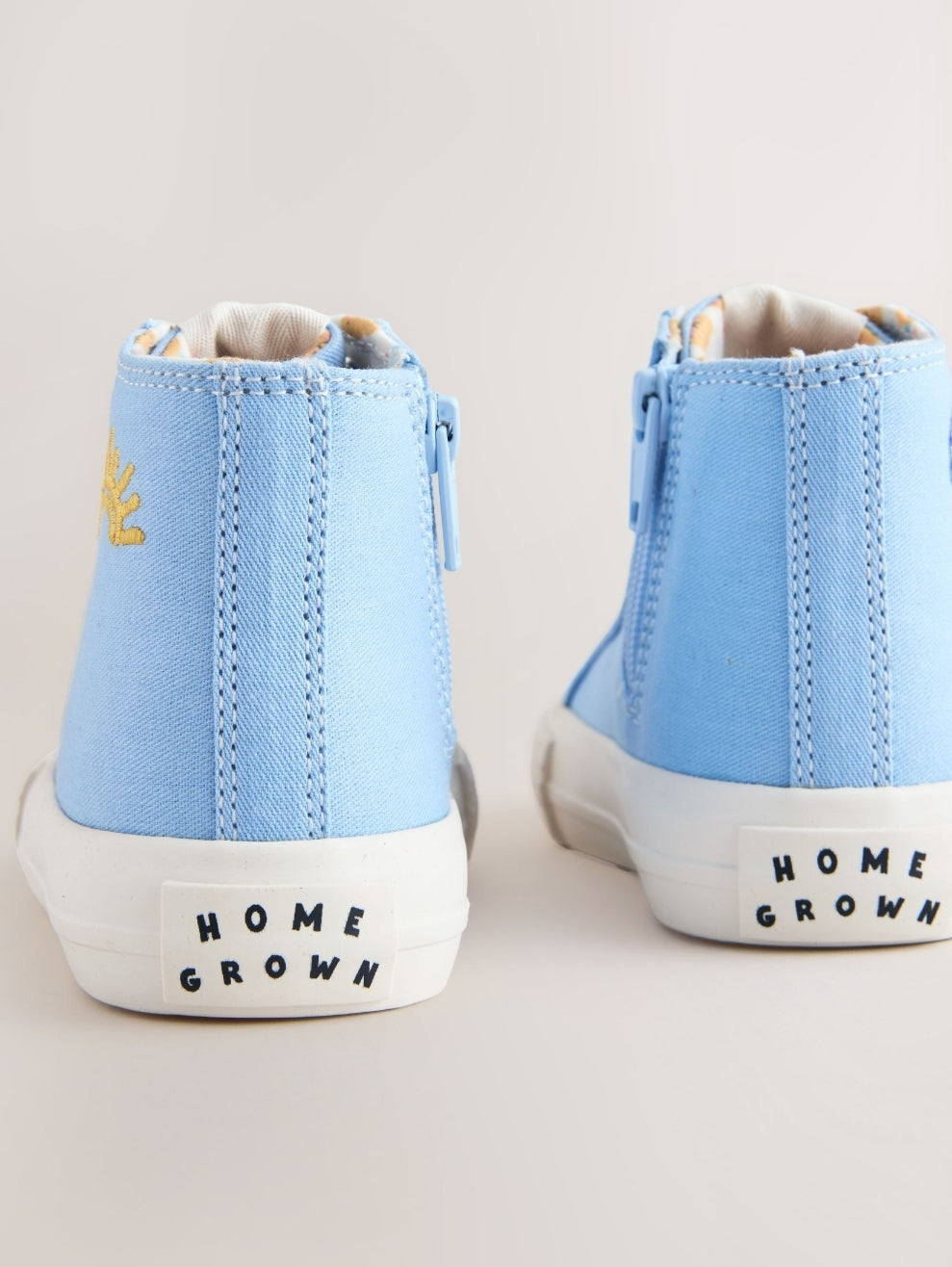 Blue Standard Fit (F) High Top Trainers