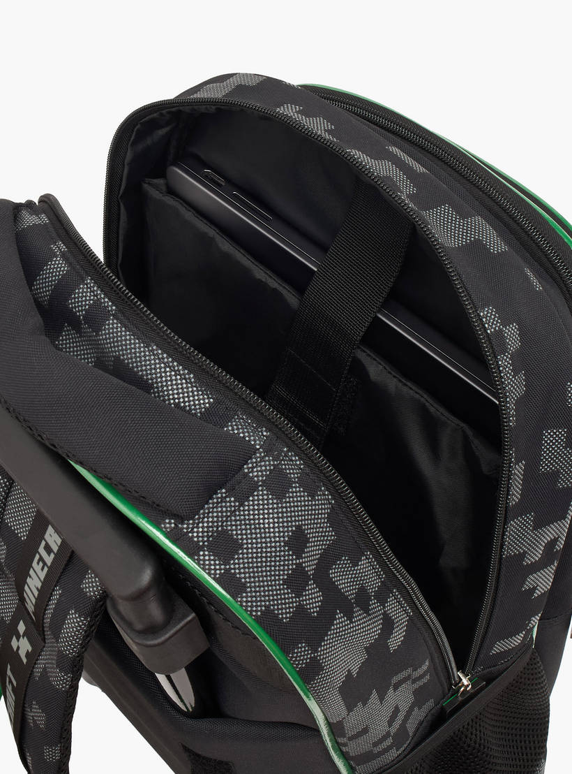 Minecraft Print Trolley Bag 16 inches