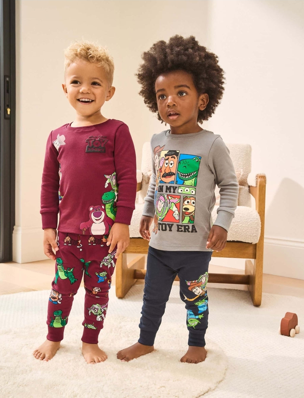 Multi Toystory Snuggle Pyjamas 
2Pack