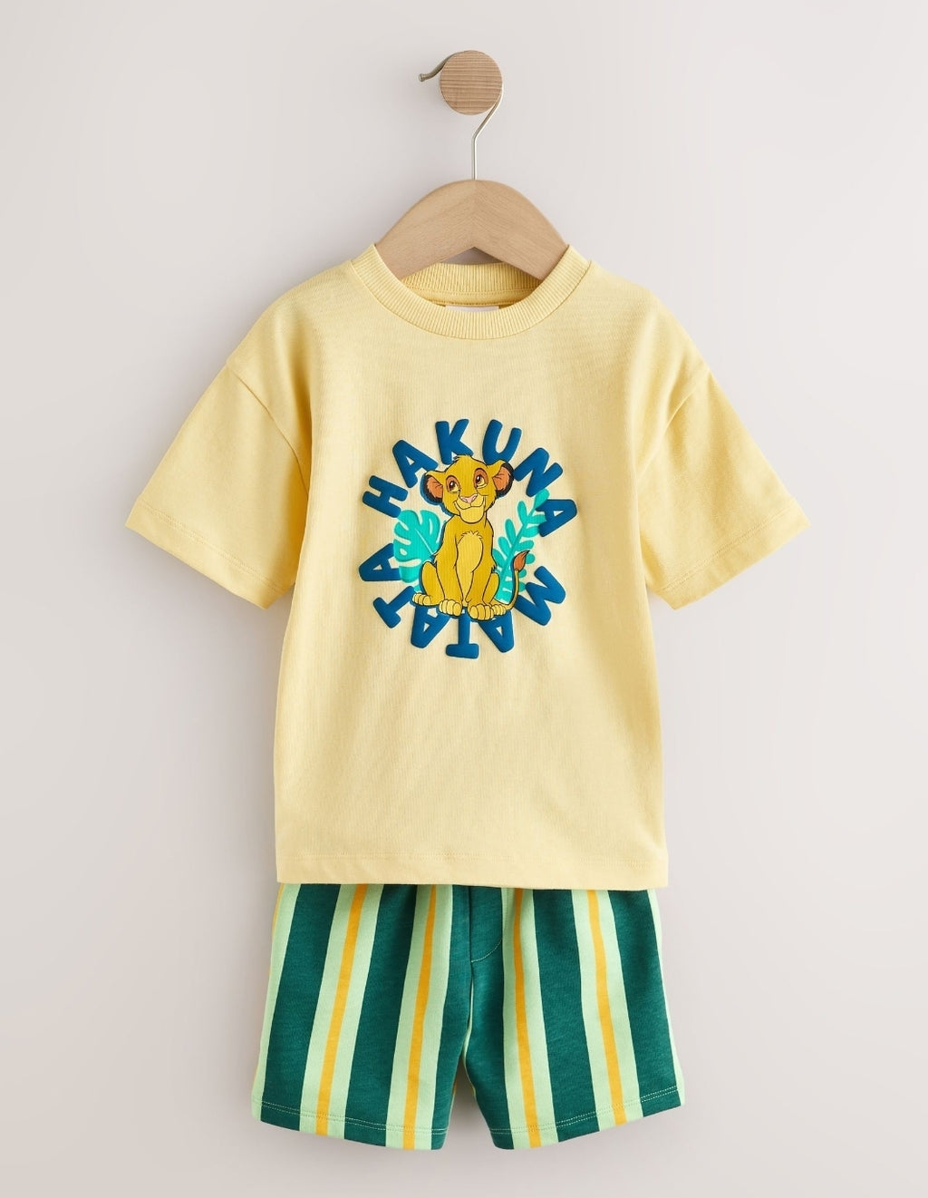 Yellow Lion King Short Sleeve
T-Shirt & Shorts Set