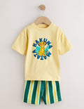 Yellow Lion King Short Sleeve
T-Shirt & Shorts Set