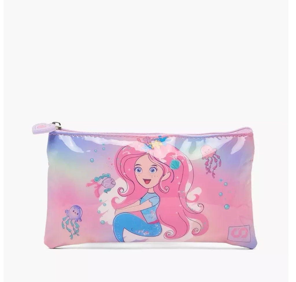 Mermaid 5-Piece School Trolley Bag Set 16 inches