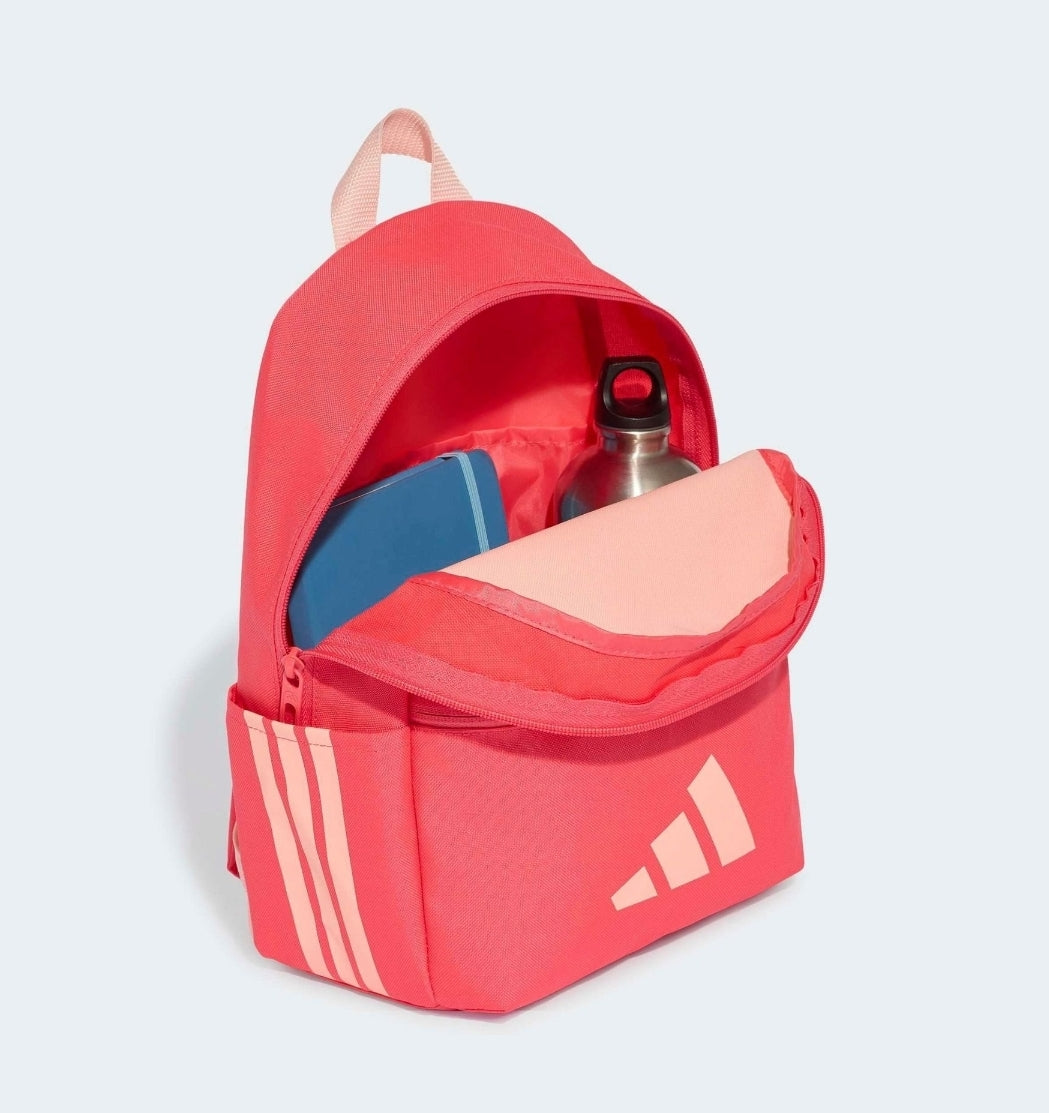 adidas Red 3 Bar Kids Backpack