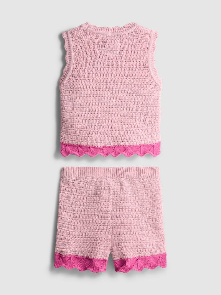 Disney’s Stitch Knit Vest and Shorts Set