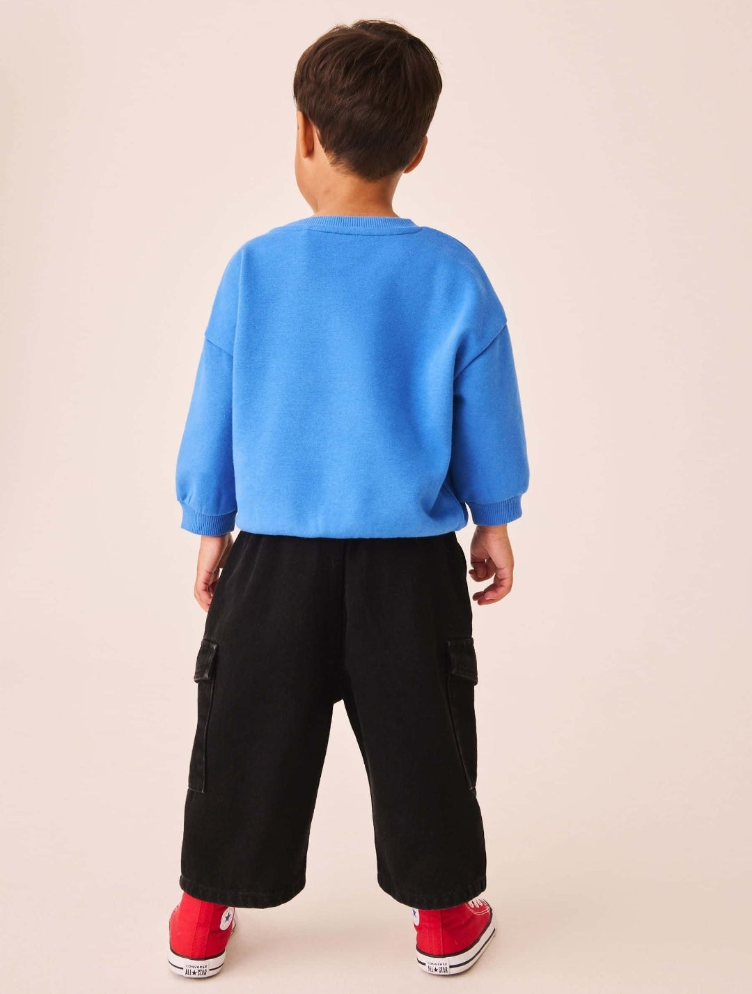 Blue Bear Printed Crew Neck Sweat Top