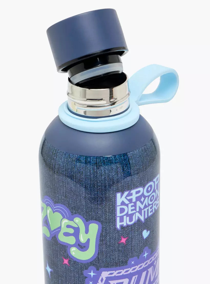 Netflix KPop Demon Hunters Print Stainless Steel Water Bottle with Loop Handle