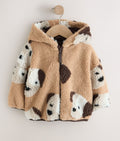 Neutral Dog Hooded Zip Up Fleece