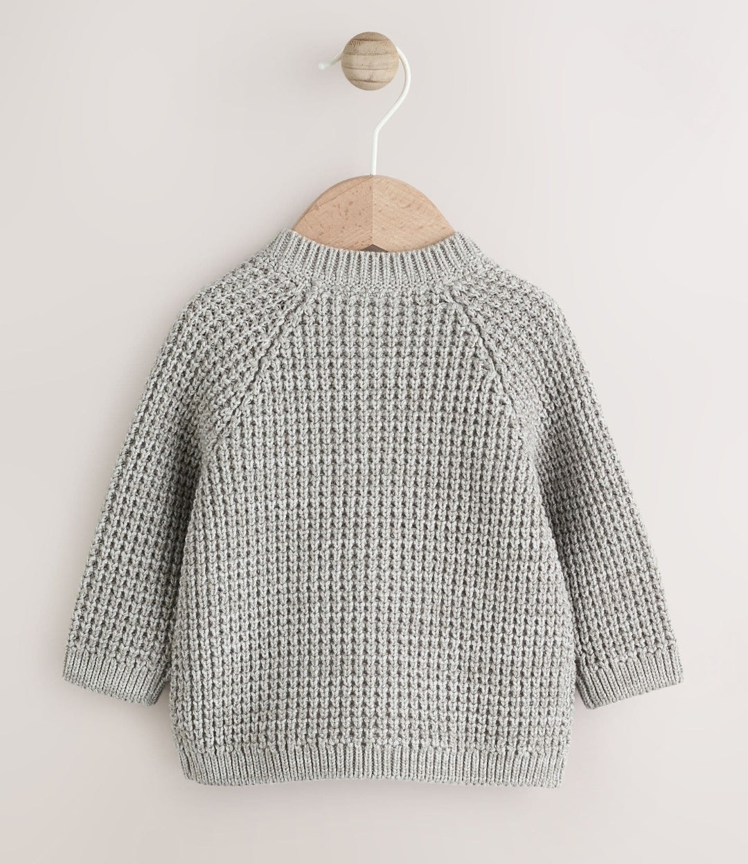 Grey Crochet Flowers Baby Knitted
Cardigan