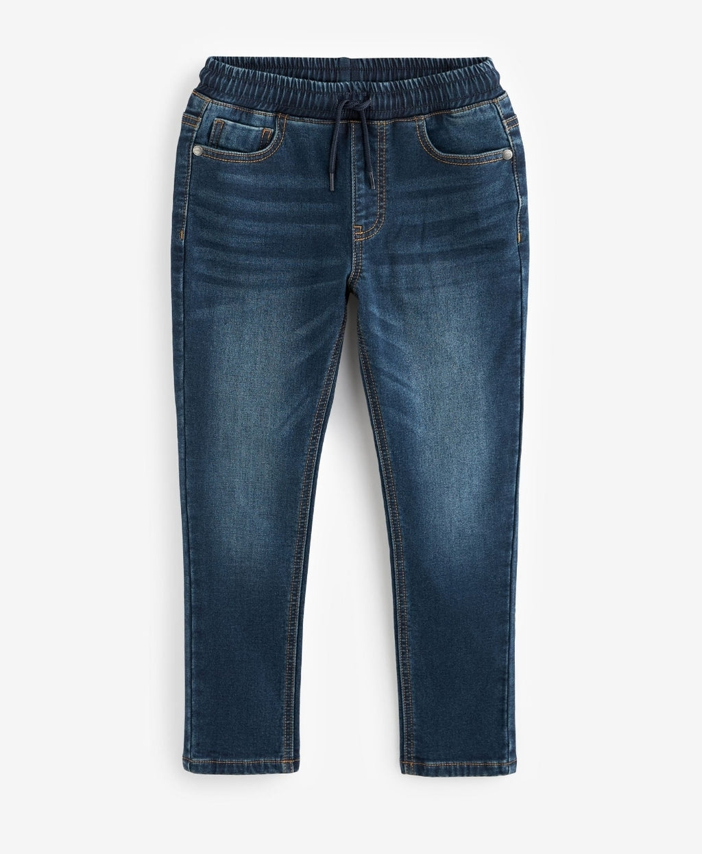 Indigo Blue Skinny Fit Stretch Elasticated Waist Jeans