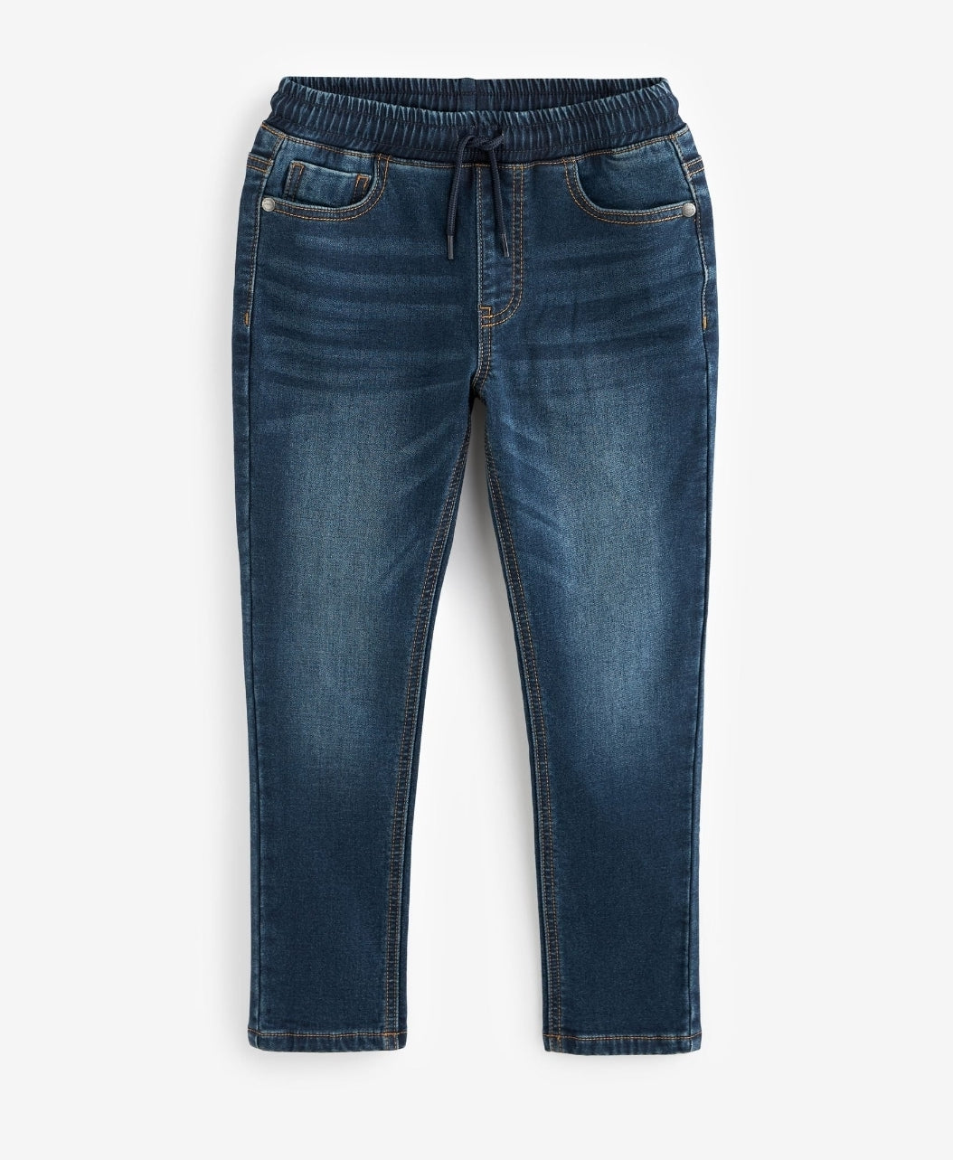 Indigo Blue Skinny Fit Stretch Elasticated Waist Jeans