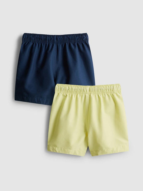 2pk Drawstring Swimming Shorts