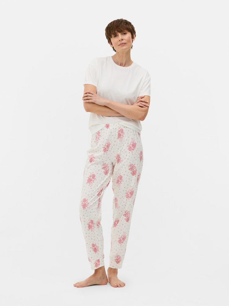 Printed Short Sleeve Pyjama Set