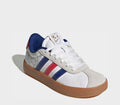 adidas White/Navy VL Court 3.0 Junior Trainers