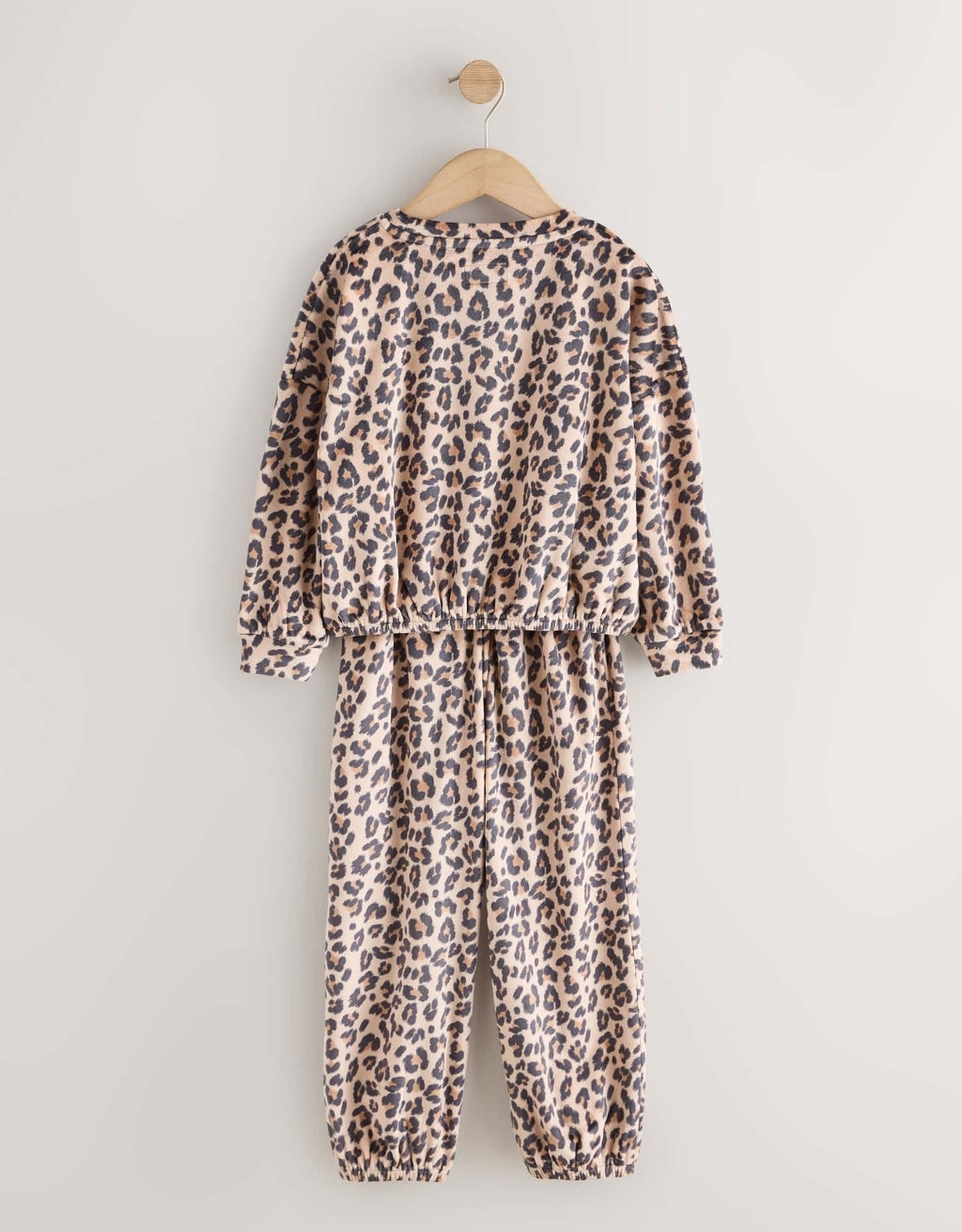 Animal Print Cosy Fleece Pyjamas