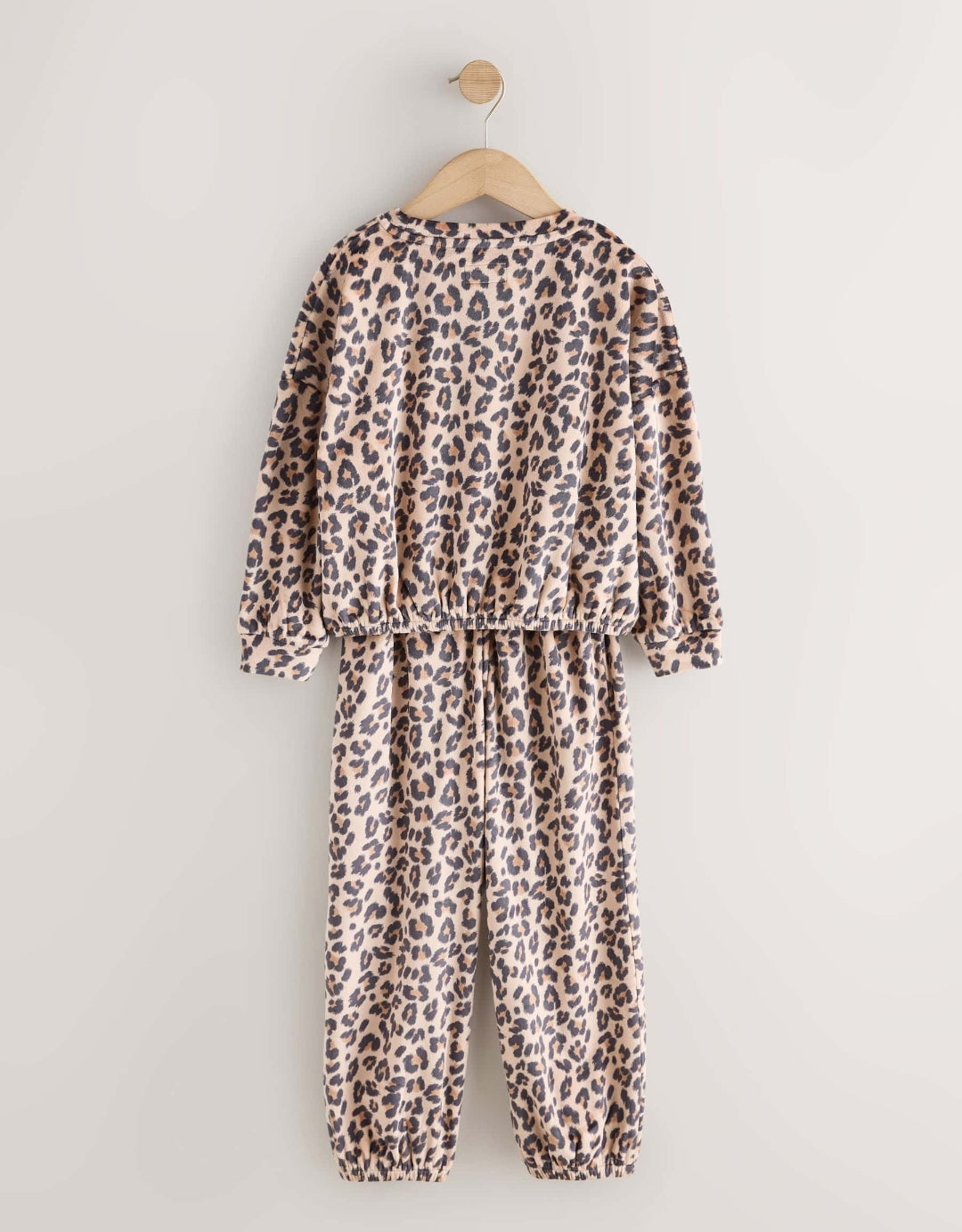 Animal Print Cosy Fleece Pyjamas