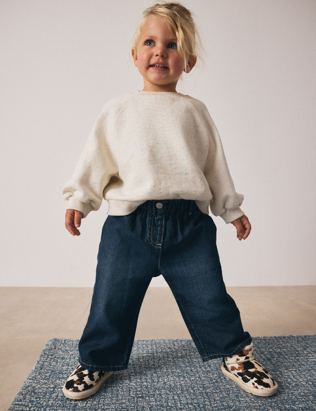 Denim Dark Wash Wide Leg Jeans