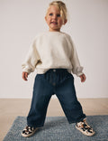 Denim Dark Wash Wide Leg Jeans