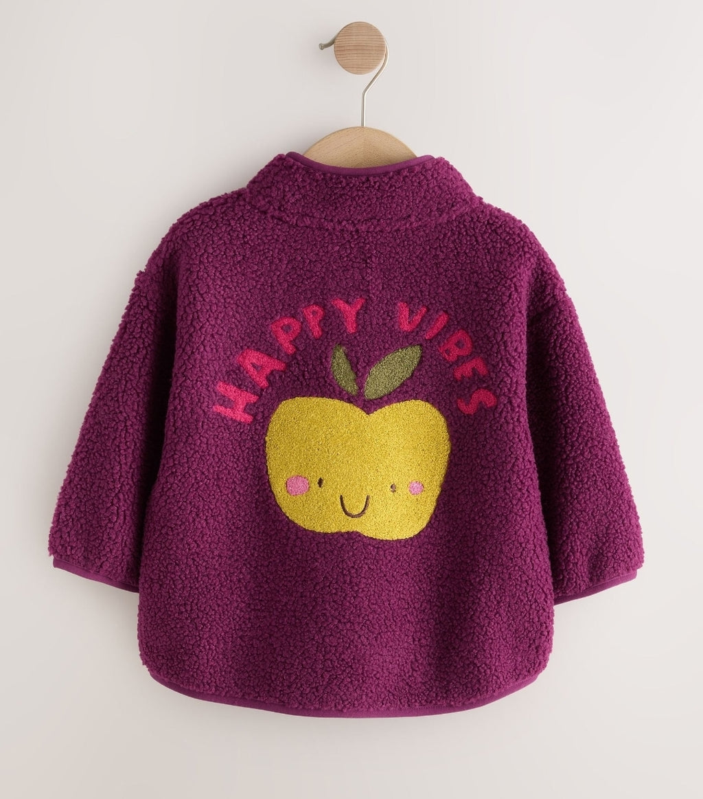 Purple Zip Up Fleece