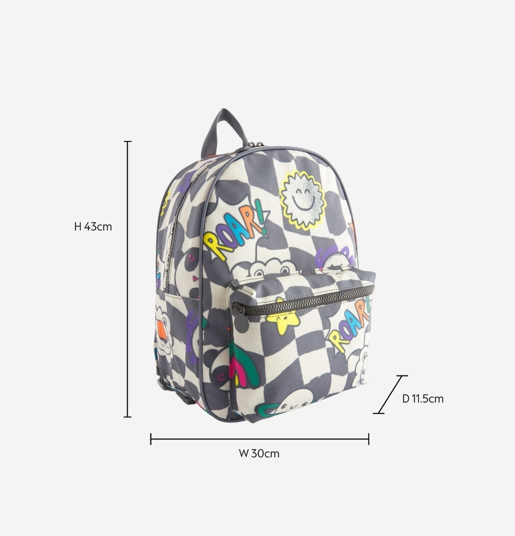 Check Fun Faces Backpack 14 inches