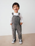 Grey Denim Dungarees