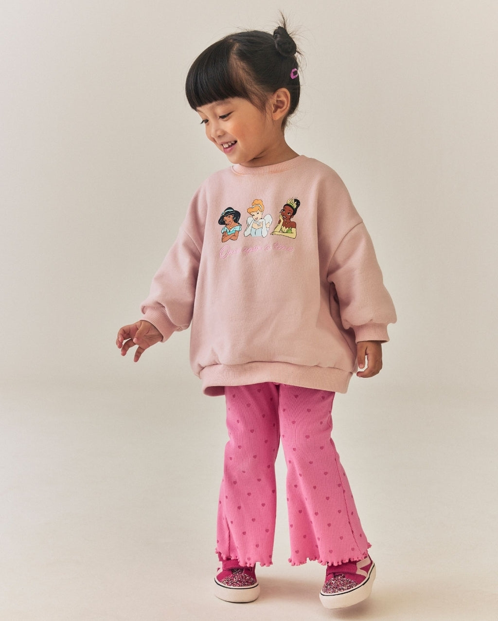 Disney Princess Pale Pink
Sweatshirt and Flare Set