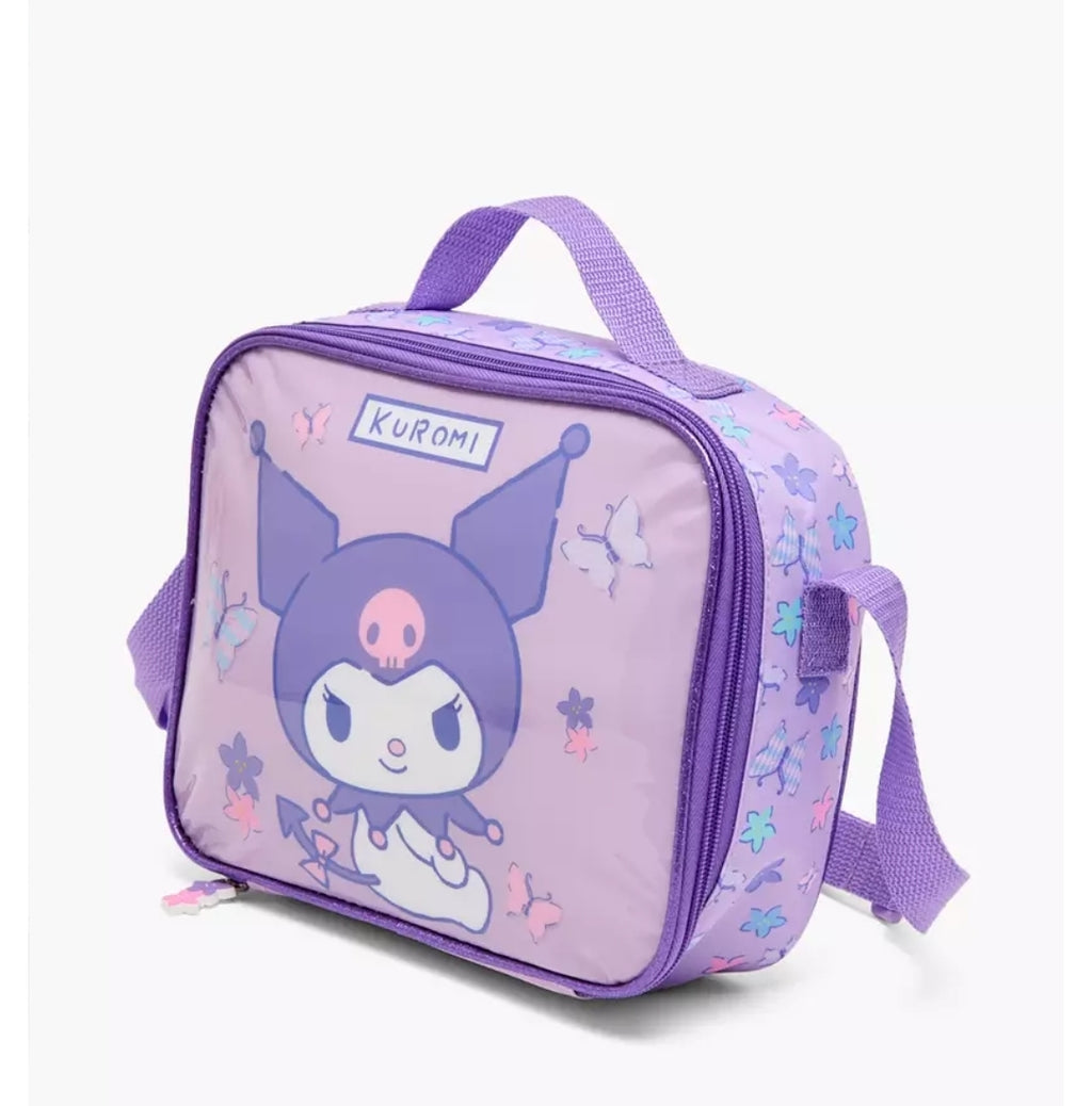 Sanrio Kuromi 5-Piece School Trolley Bag Set 16 inches