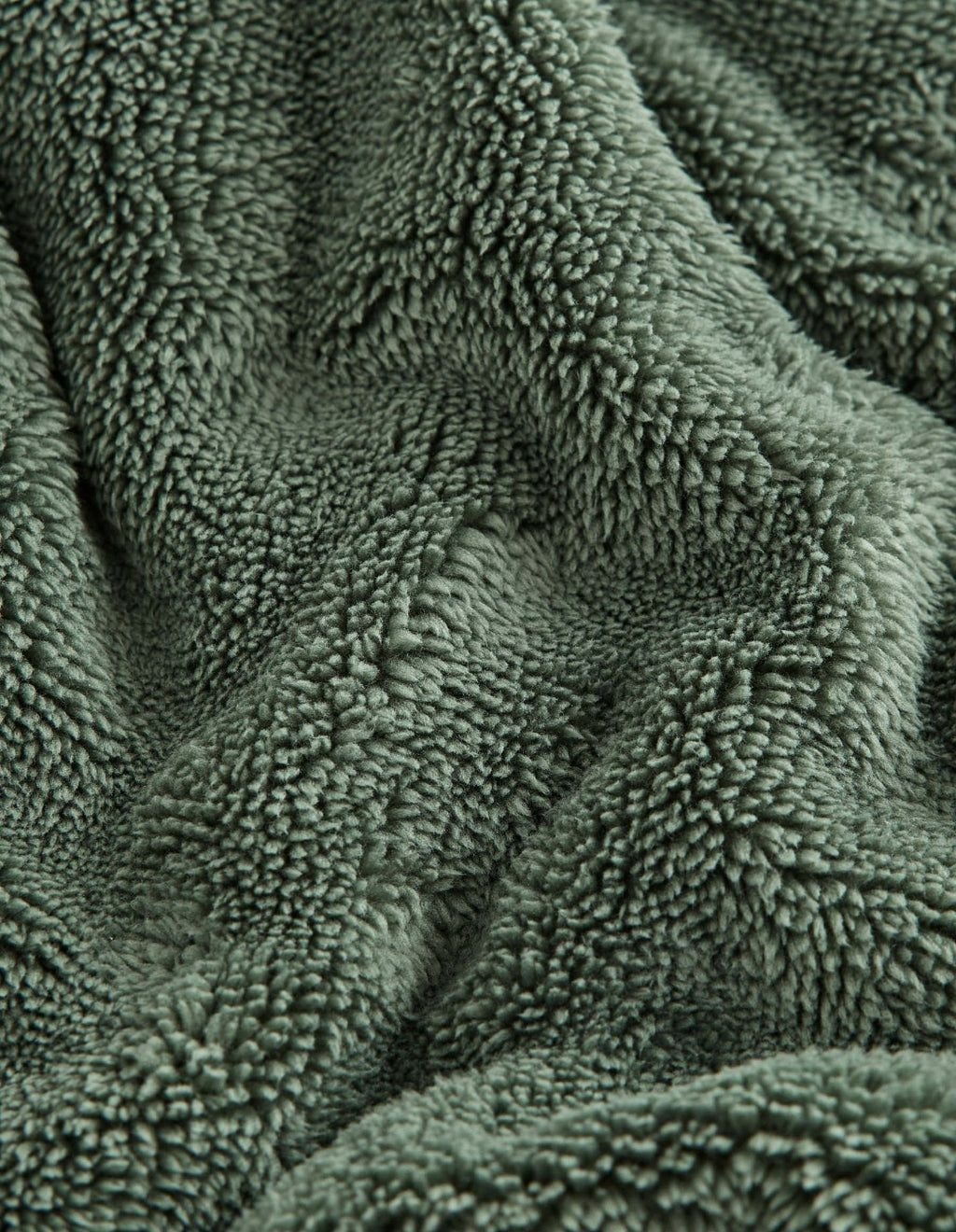Sage Green Fleece Robe