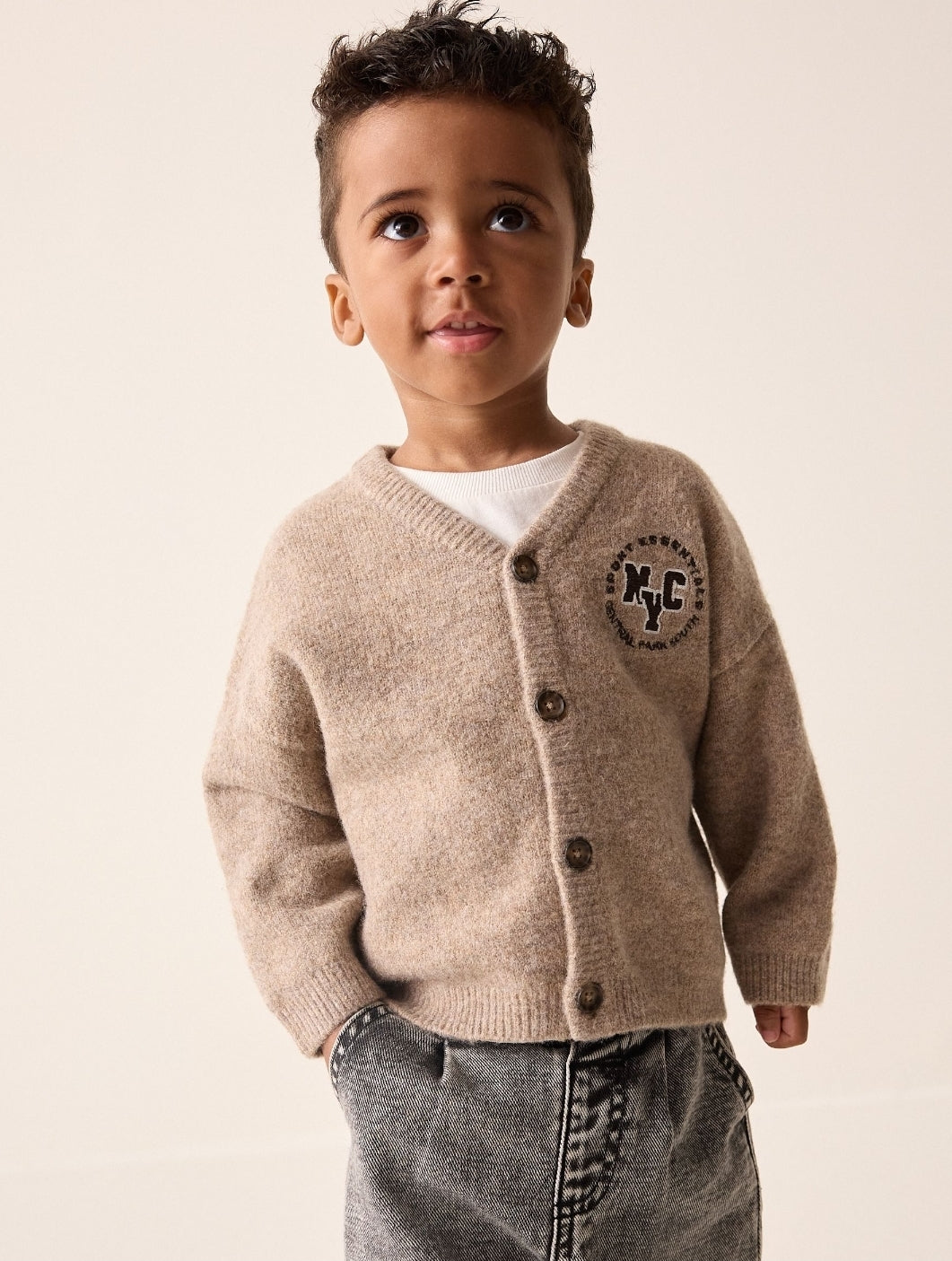Brown Character Cardigan