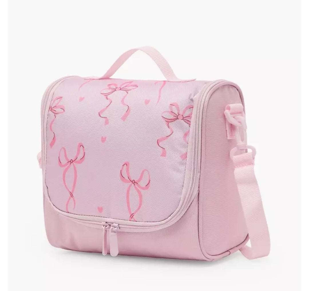 Juniors Bow Print 3-Piece School Trolley Bag Set18 inches