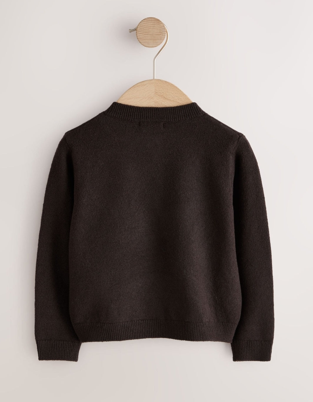 Chocolate Brown Knit Cardigan