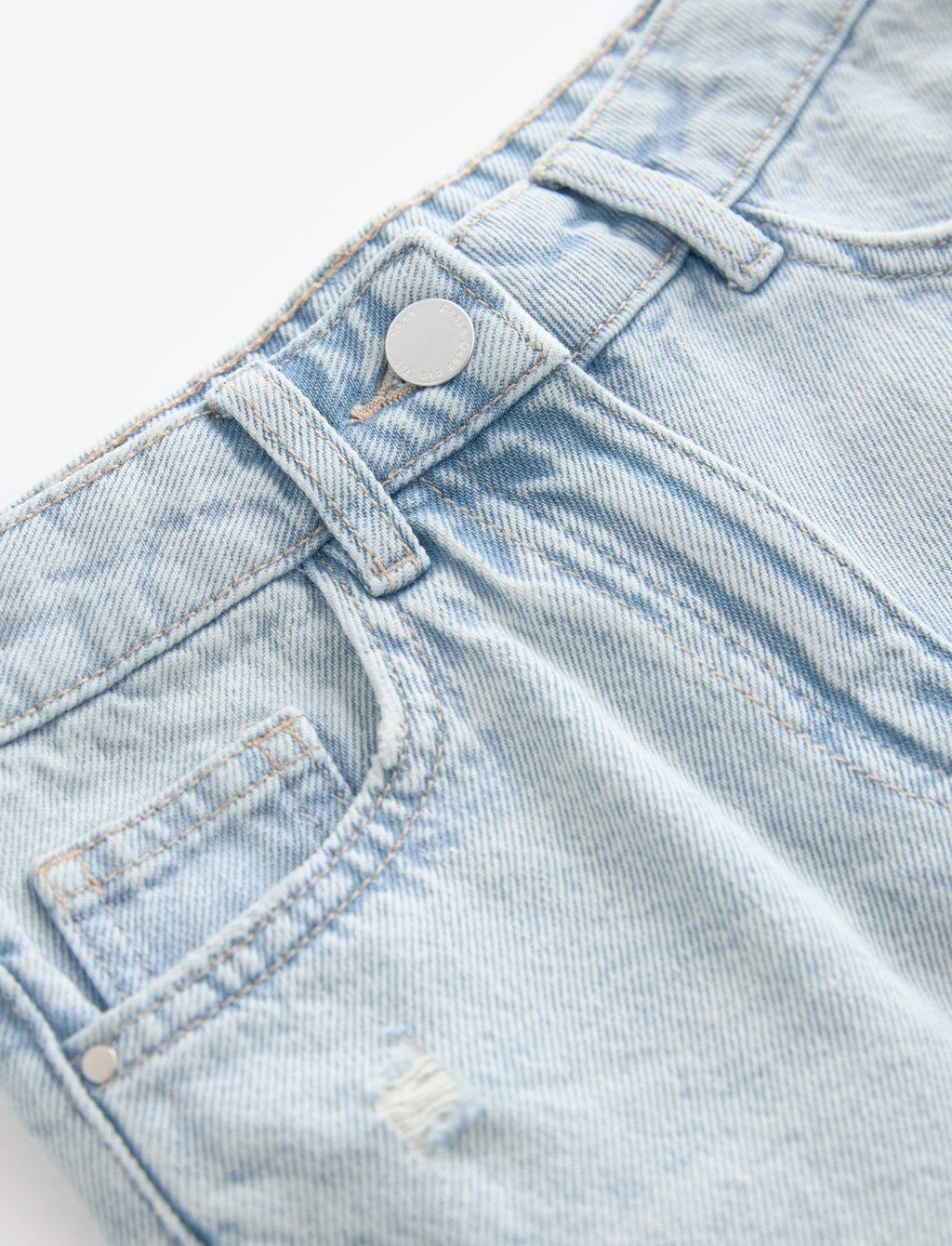 Light Blue Wide Leg Jeans