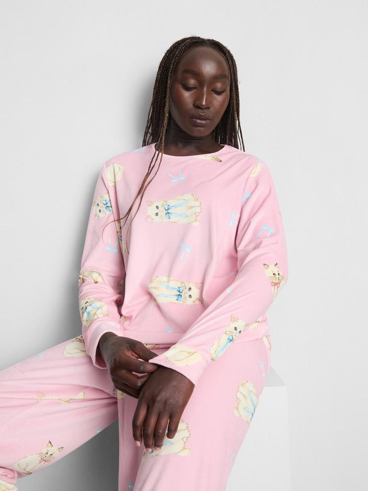 Primark Plush Crew Neck Pyjamas