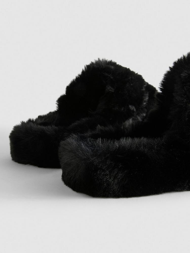 Primark Double Strap Fluffy Slippers