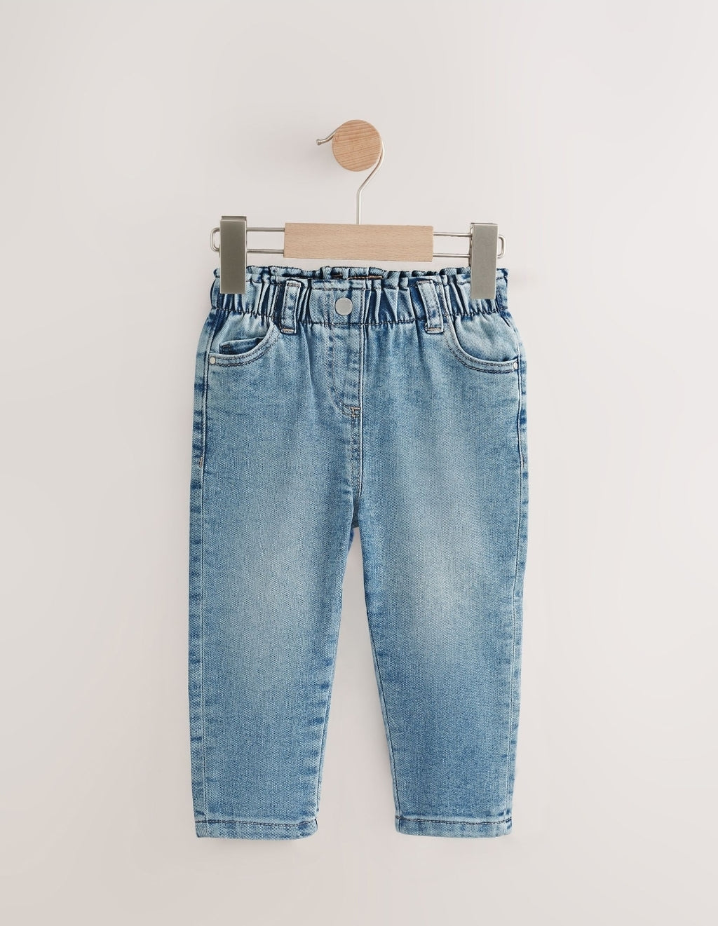 Denim Mid Wash Mom Jeans