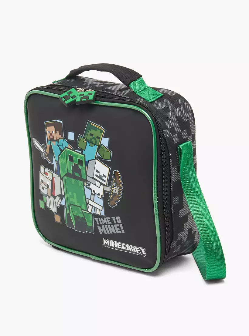 Minecraft Print Lunch Bag