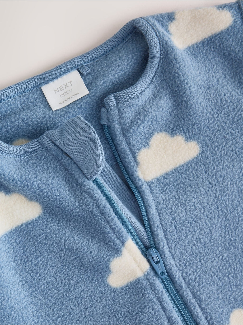 Blue Micro Fleece Two Way Zip
Baby Sleepsuits 4 Pack