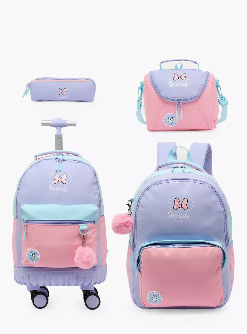 Disney Minnie Mouse Print Backpack 17 inches