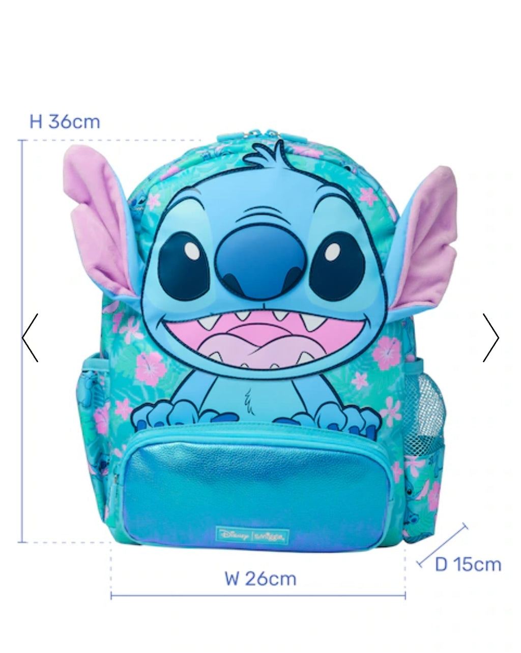 Stitch Junior Hoodie Backpack