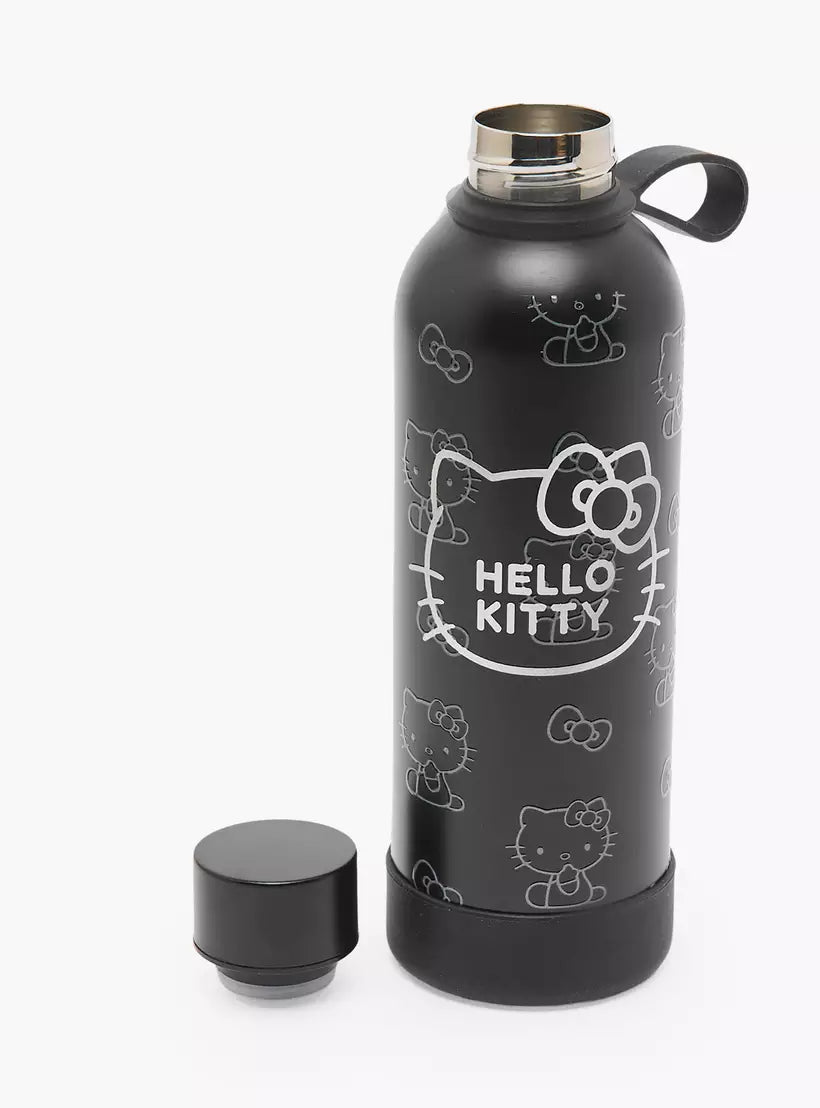 Sanrio Hello Kitty Print Stainless Steel Water Bottle with Loop Handle