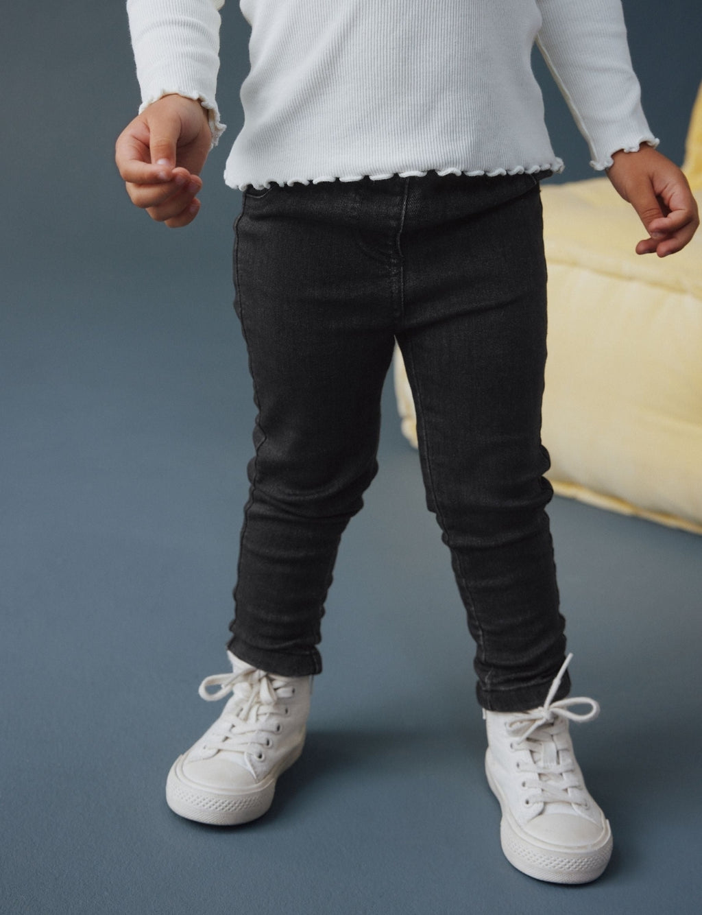 Black Denim 1 Pack Elasticated
Waist Jeggings