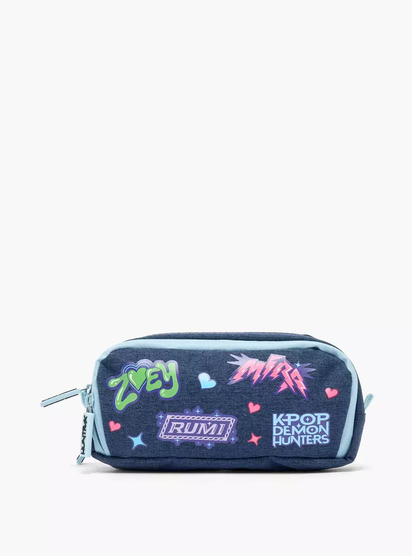 Netflix KPop Demon Hunters Print Pencil Pouch with 3 Compartments